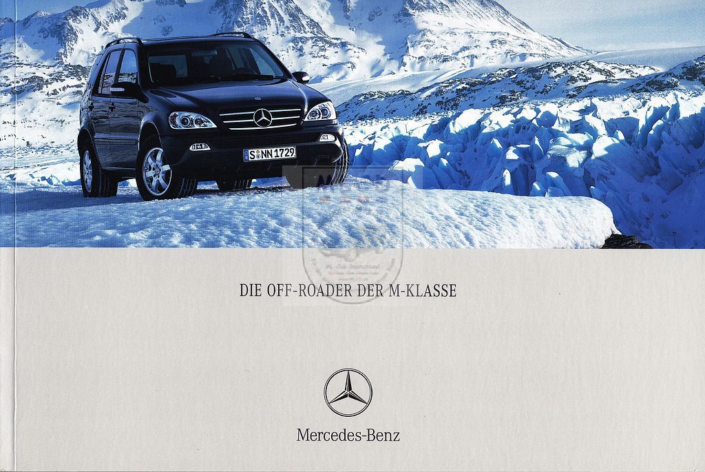 Mercedes-Benz W163 Die Off-Roader der M-Klasse 2001 12 Dezember