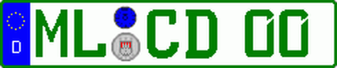 Grüne Farbe fürs MLCD-Clubkennzeichen