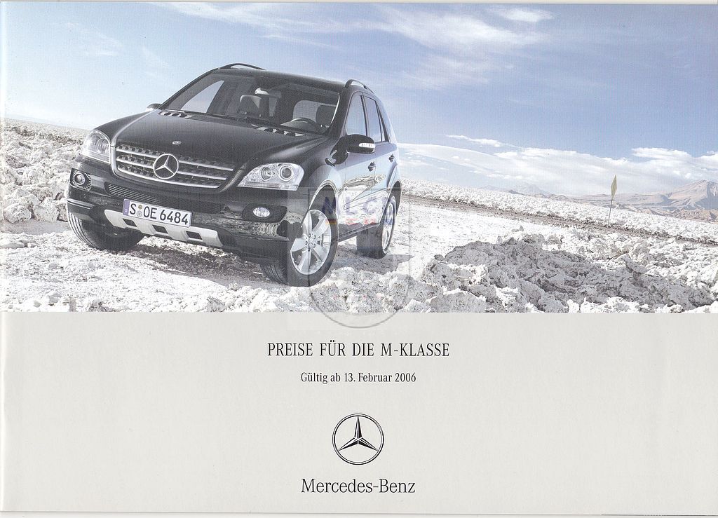 Mercedes-Benz W164 PREISE FÜR DIE M-KLASSE 2006 02 Februar